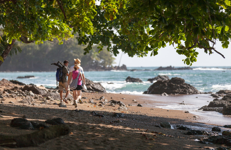 Beach near El Castillo Boutique Luxury Hotel.