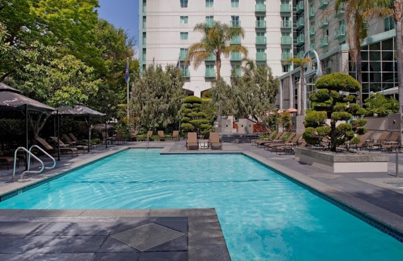 Outdoor pool at Hyatt Regency Sacramento.