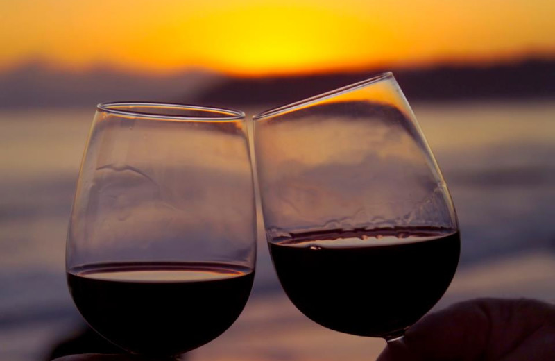 Watching the Sunset at Avila Lighthouse Suites