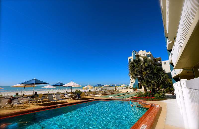 Outdoor pool at Shoreline Island Resort.