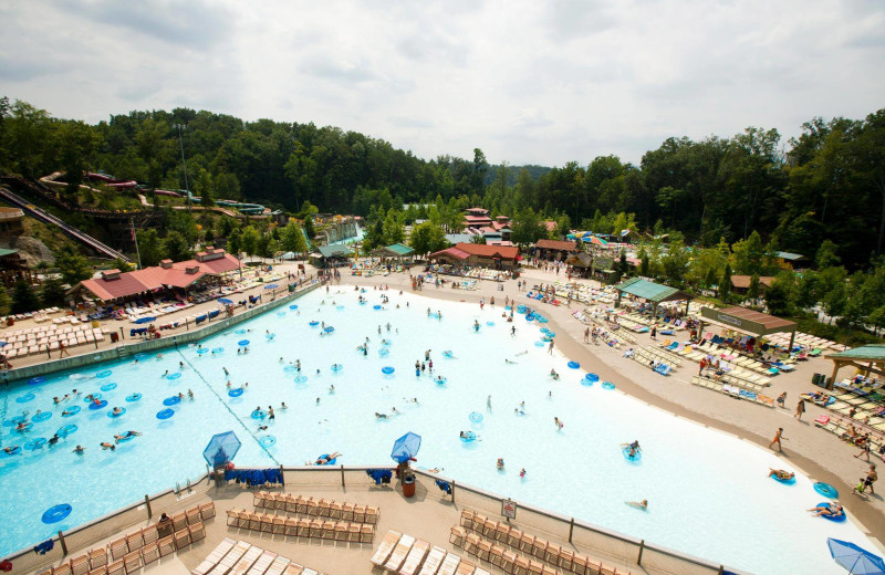 Dollywood's Splash Country near Timbers Lodge.