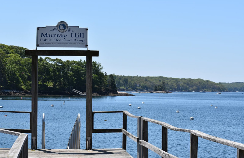 Dock at Five Gables Inn.