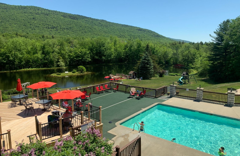 Outdoor pool at Indian Head Resort.