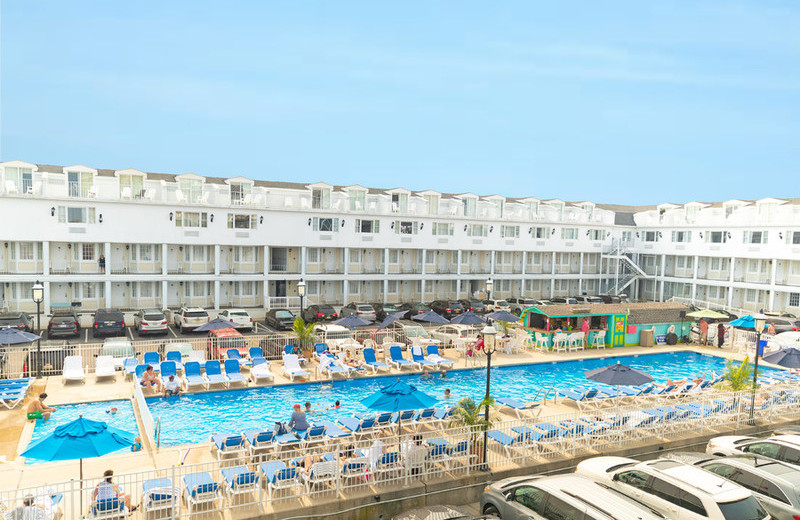 Outdoor pool at The Grand Hotel Cape May.