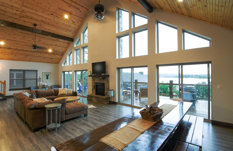 Rental living room at RentRHouse.