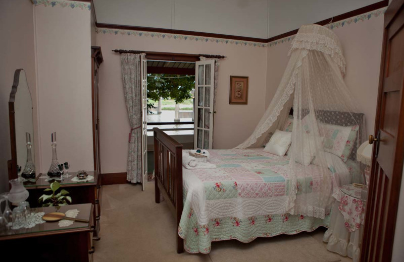 Guest room at Netherby Riverside Lodge. 