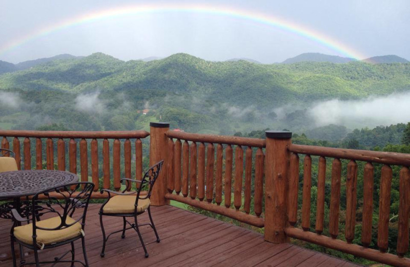 Patio at Wildberry Lodge.