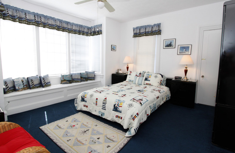 Guest room at Beacon House.