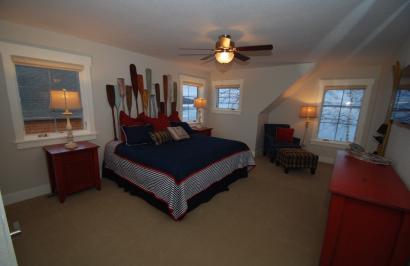 Guest room at Quarterdeck Resort.