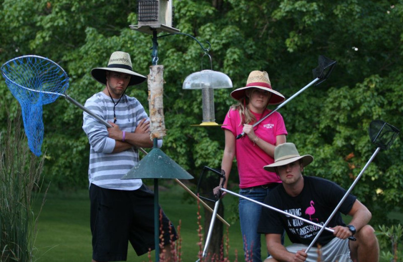 Fishing at Cedar Valley Resort.