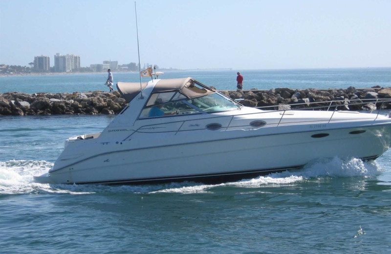 Boat at A Beach Retreat.