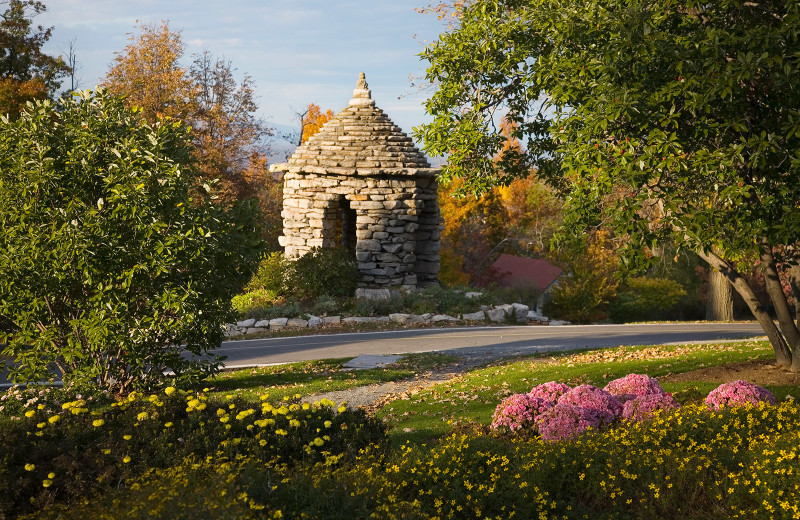 Garden at Mohonk Mountain House.