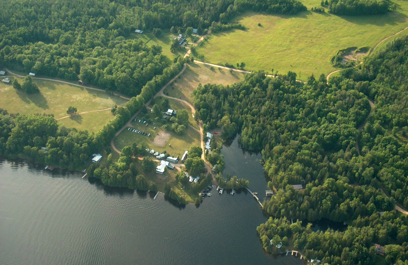 Aerial view of Fernleigh Lodge.