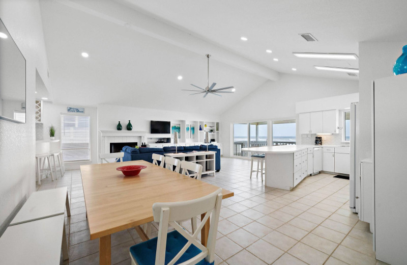 Rental interior at Gary Greene Vacation Rentals.