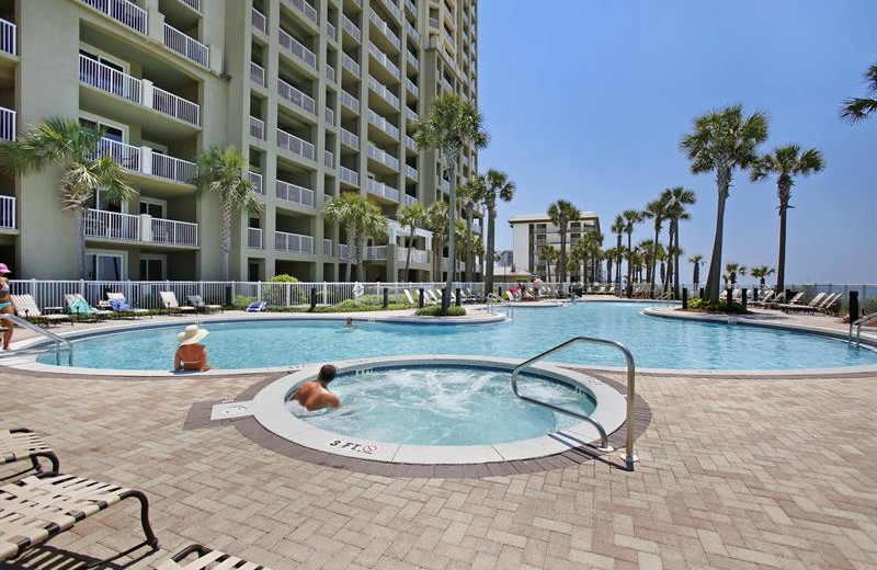 Outdoor pool at Sterling Resorts.