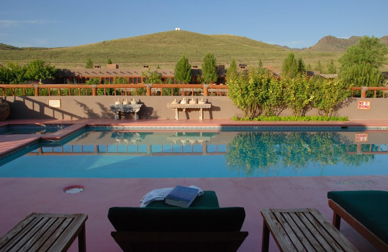 Outdoor pool at Cibolo Creek Ranch.