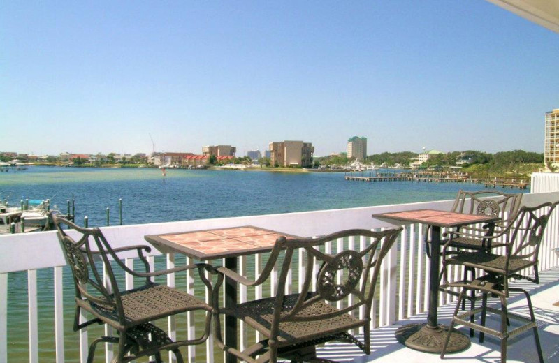 Balcony view at Sandpiper Cove.