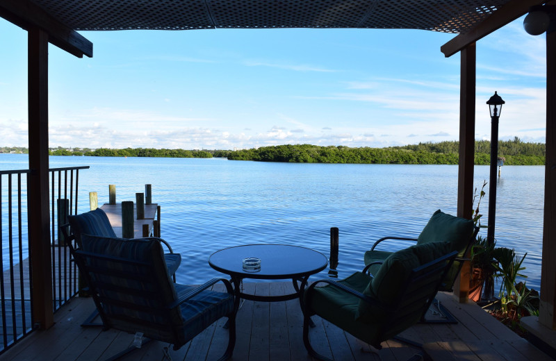 Deck view at Turtle Beach Resort.