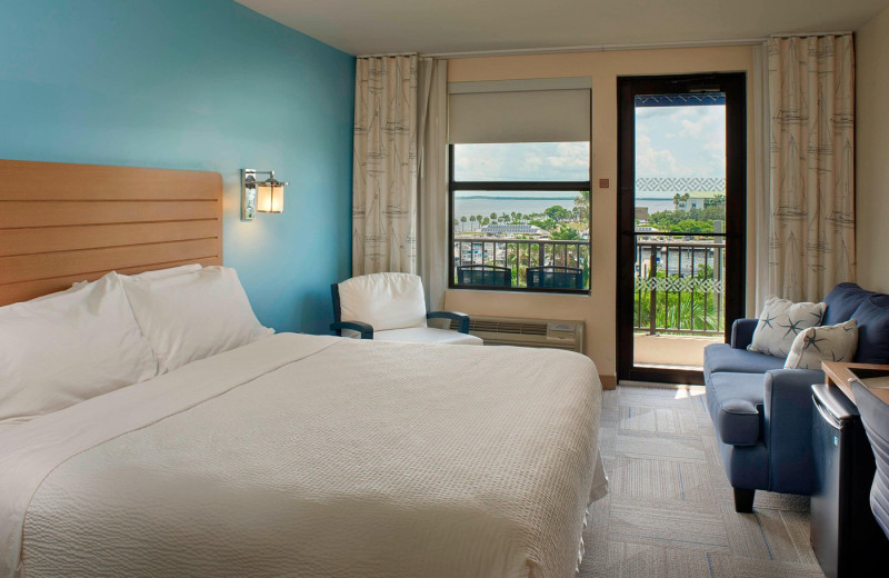 Guest room at Four Points Sheraton Punta Gorda.