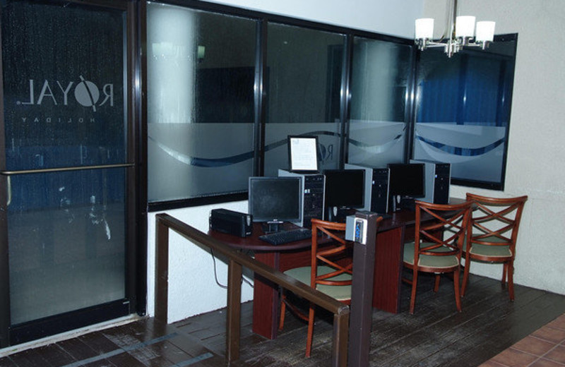 Computer Station at Club Cala de Palmas