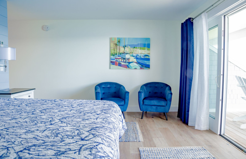 Guest room at Linekin Bay Resort.