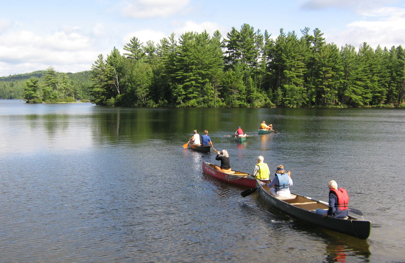 Canoeing at Quimby Country Lodge