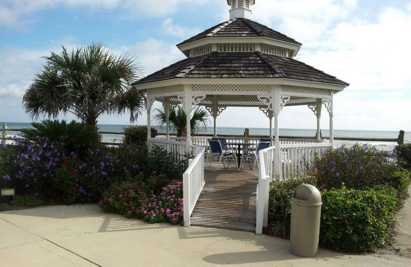 Gazebo at Coral Sands Oceanfront Resort.