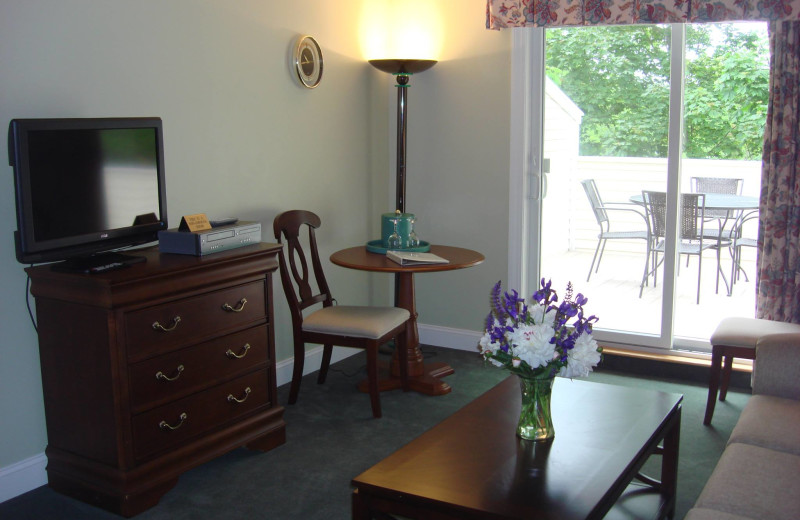 Guest room at Grand Hotel of Ogunquit.