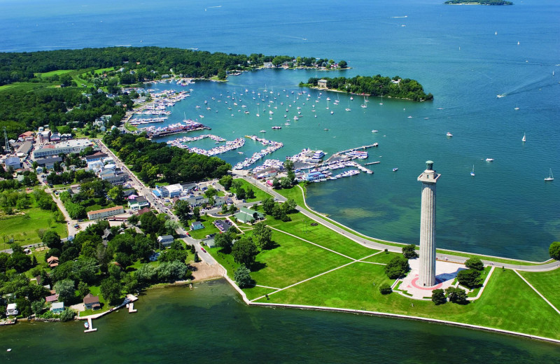 Aerial view of Put-in-Bay Resort And Conference Center.