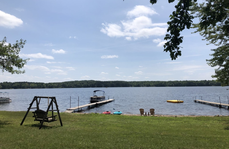 Lake view at Fireside Lake Resort.