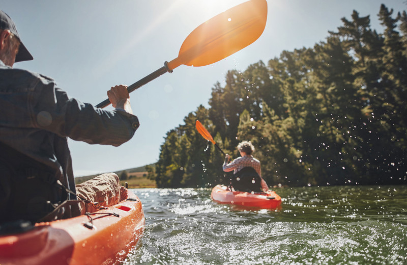 Kayaking at St. James Hotel.