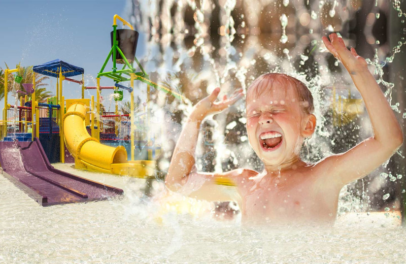 Water park at Balmoral Resort.