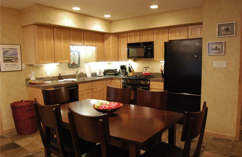 Rental kitchen at Westwind at Vail.