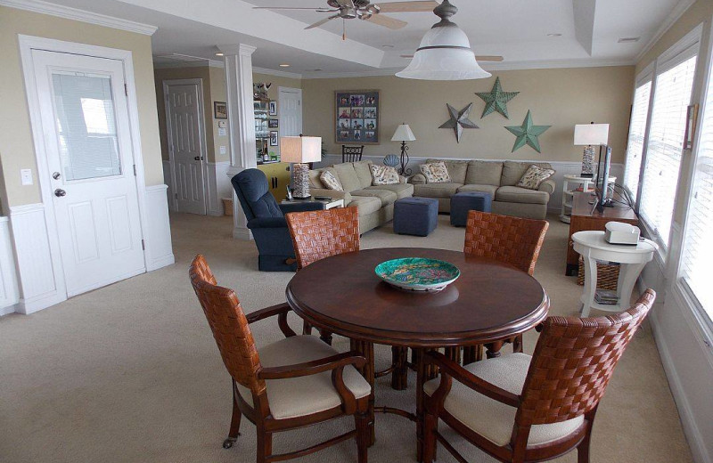 Rental interior at Ocean Isle Beach Realty.