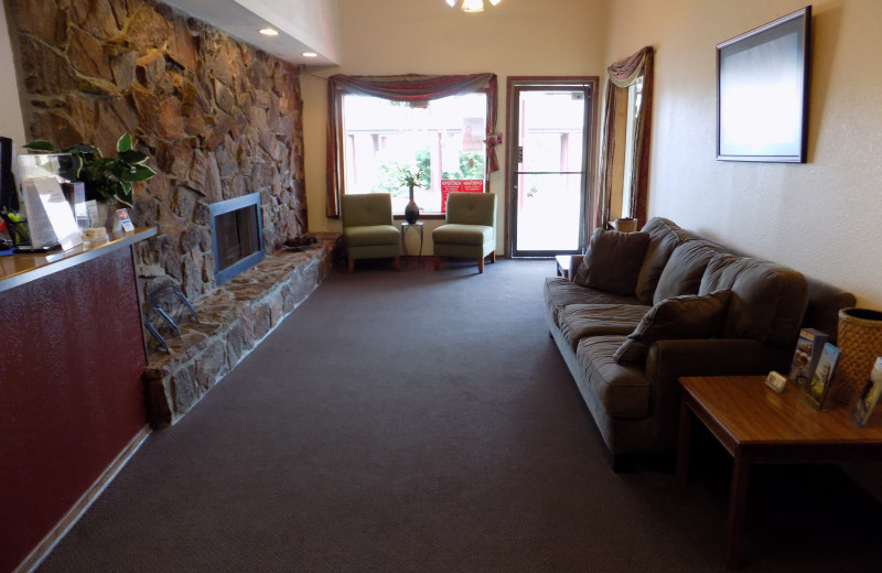 Lobby at Chautauqua Lodge.