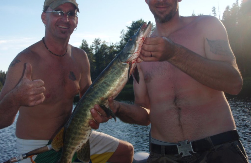 Fishing at Owls Nest Lodge.