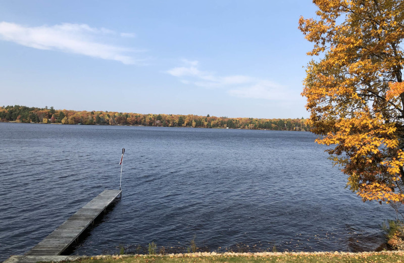 Lake view at Pitlik's Sand Beach Resort.