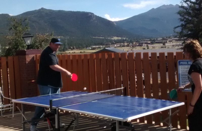 Ping pong table at Murphy's Resort.