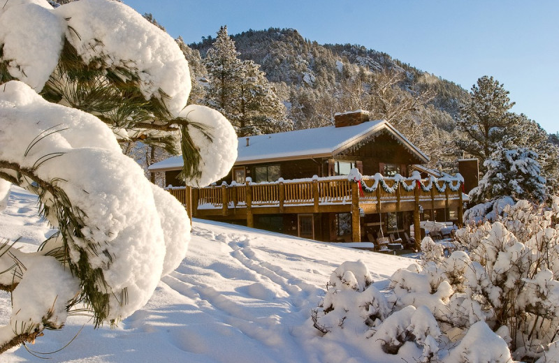 Exterior view of McGregor Mountain Lodge.