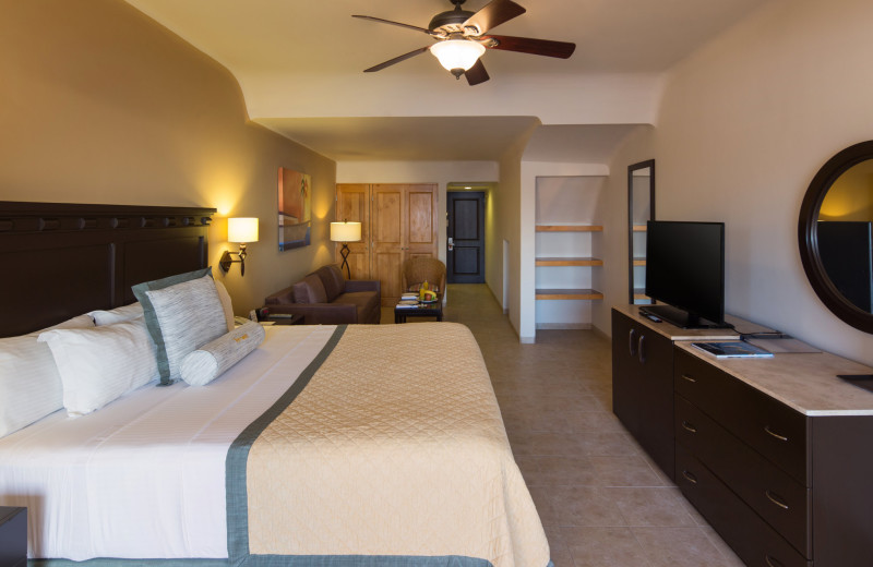 Guest room at Tesoro Los Cabos.