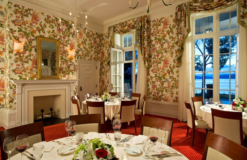 Dining room at The Otesaga Resort Hotel.