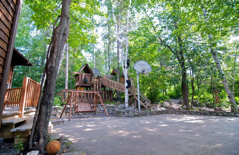 Playground at Ludlow's Island Resort.