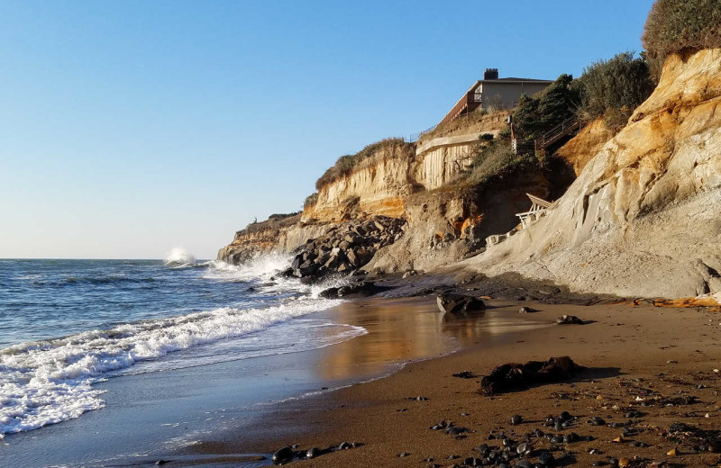 Beach at Surfrider Resort.