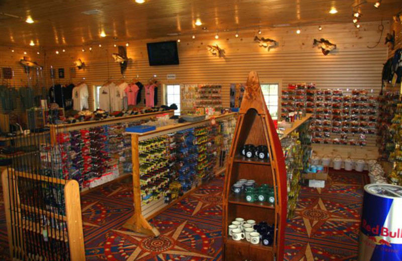 Resort store at Highland Marina Resort.