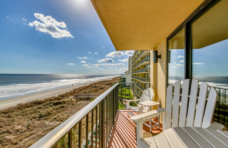 Rental balcony at Condo World.