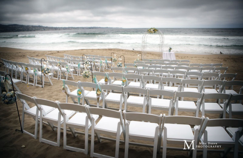 Wedding ceremony at Monterey Tides.