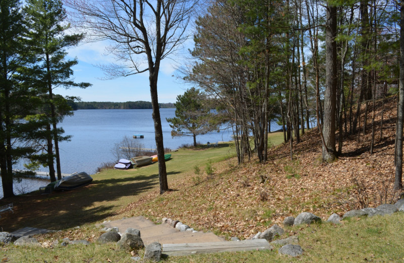 Lake view at Deer Path Resort.