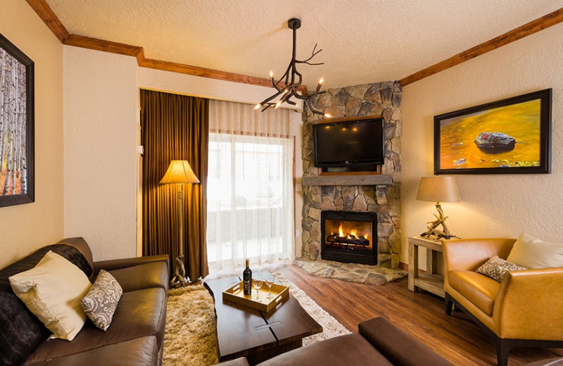 Guest living room at Westgate Park City Resort & Spa.