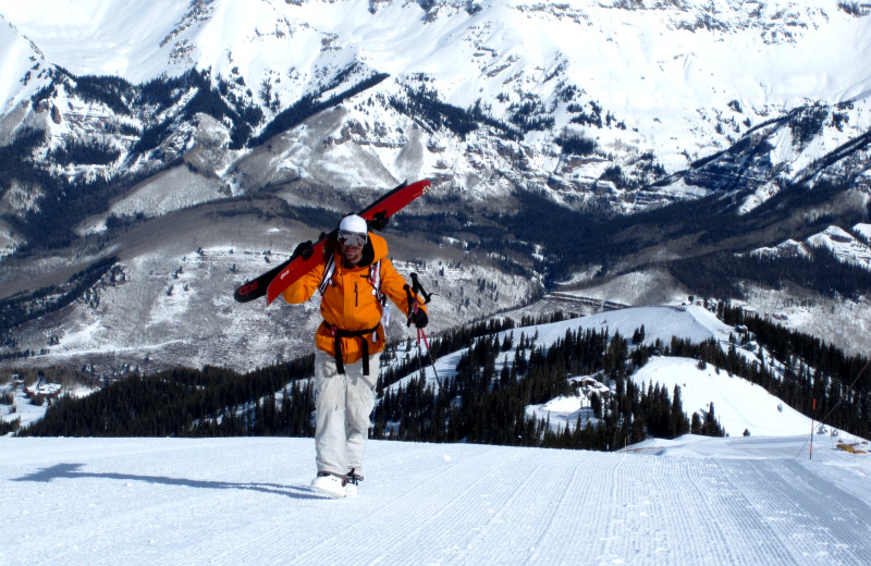 Skiing at Lumiere Telluride.