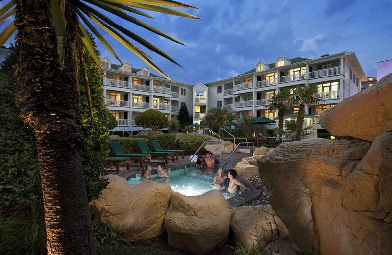 Resort hot tub at Gold Key Resorts.